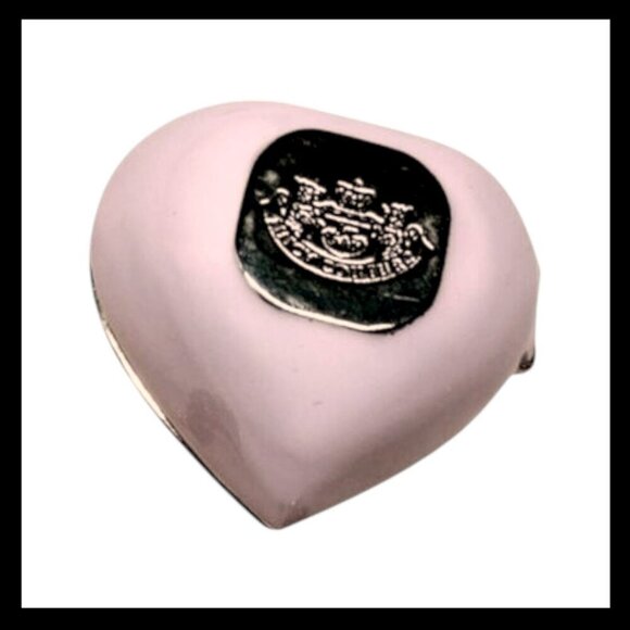 Vintage Juicy Couture Pink Ceramic Heart Trinket Box - Picture 3 of 8